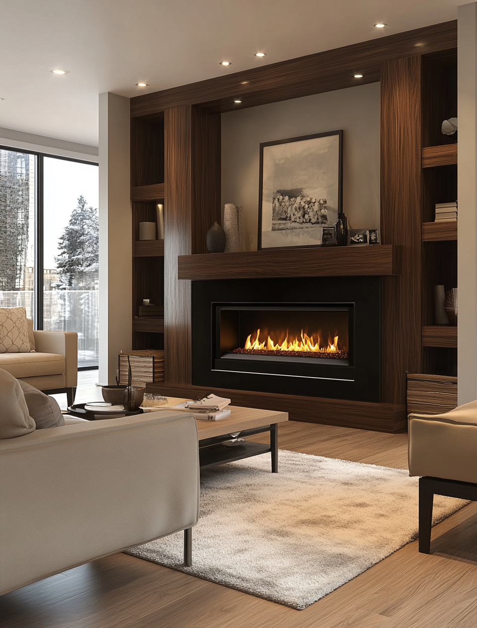 Электрический камин Dimplex Venice + Danville Black: уют и стиль для вашего дома с элегантностью и технологией