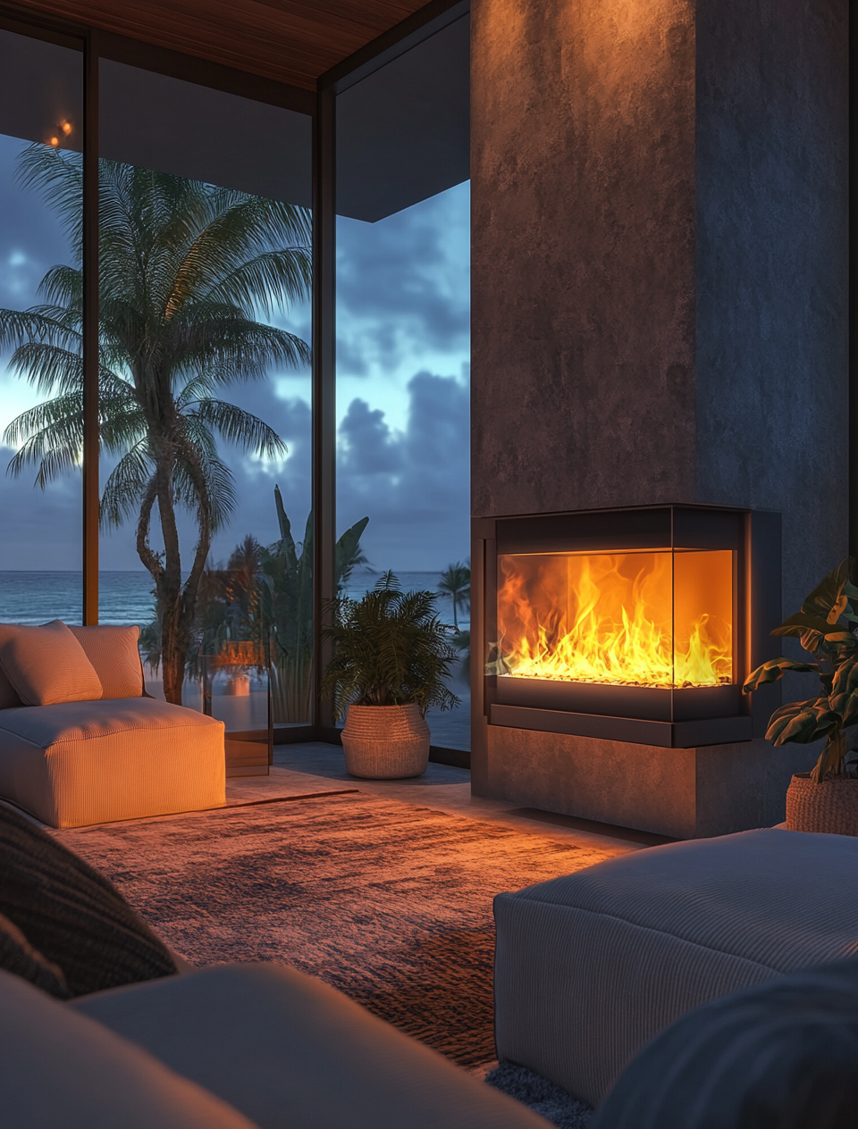 Электрический камин Miami Beach 3D Fog 29: как создать уют и стиль в вашем интерьере