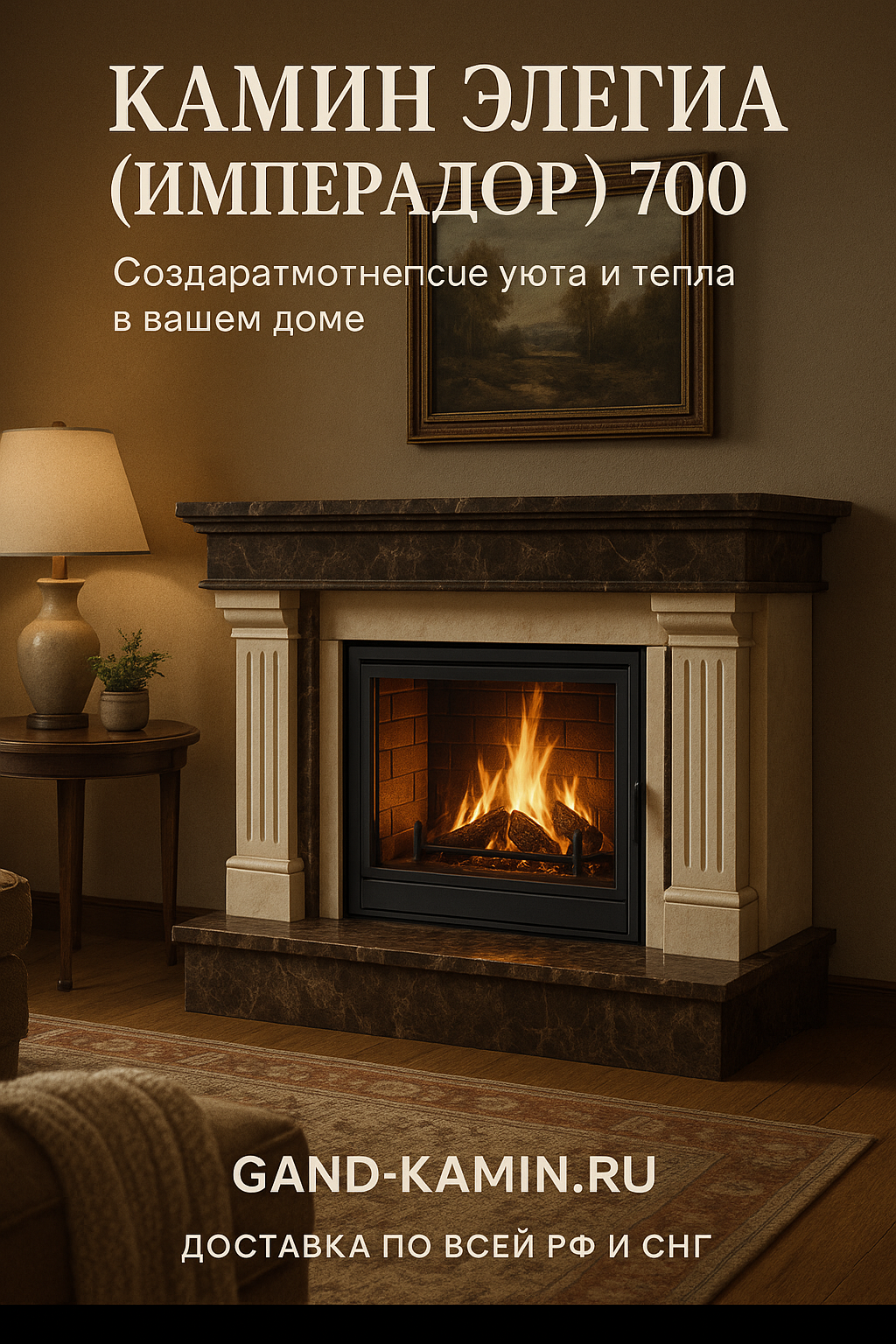 Камин Элегия (имперадор) 700: как создать атмосферу уюта и тепла в вашем доме