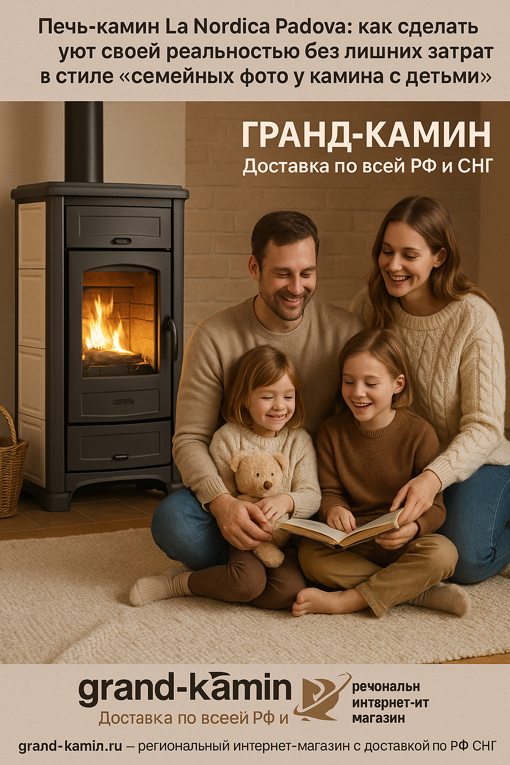 Печь-камин La Nordica Padova: как сделать уют своей реальностью без лишних затрат