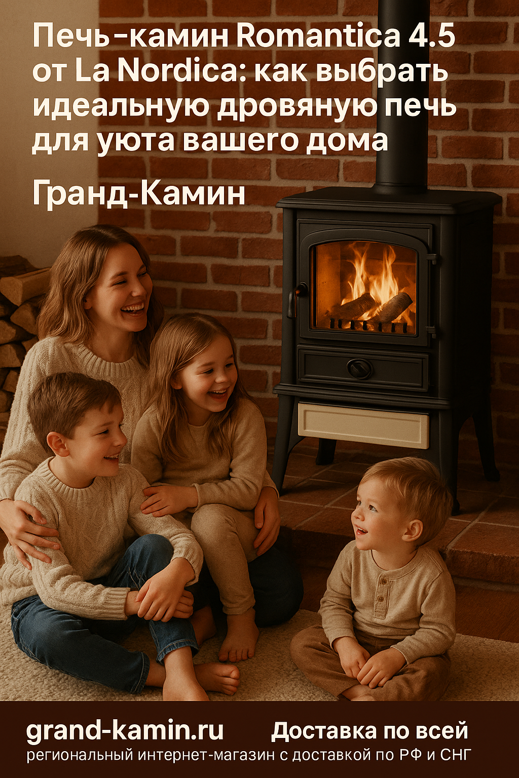 Печь-камин Romantica 4,5 от La Nordica: как выбрать идеальную дровяную печь для уюта вашего дома