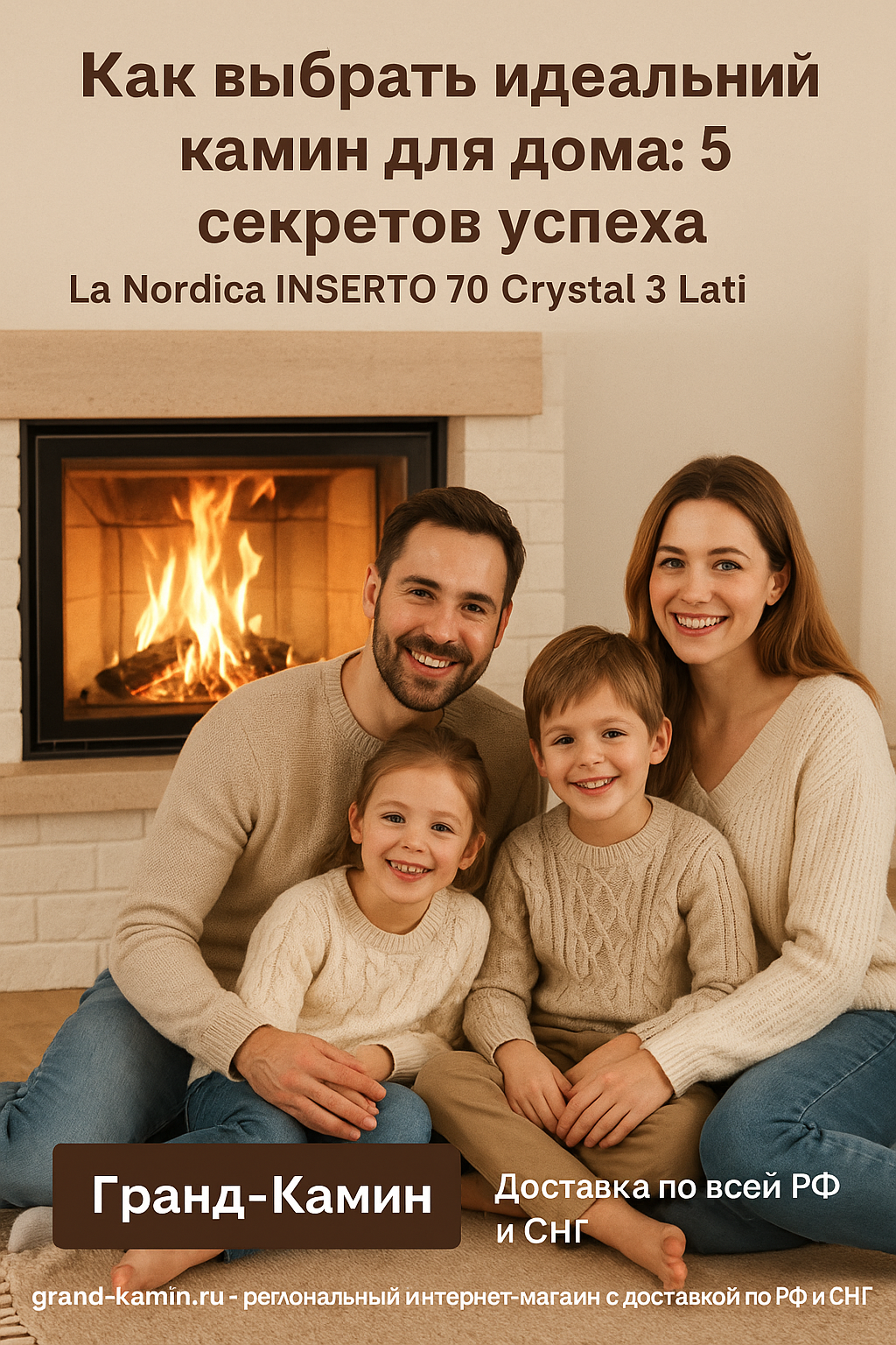 Как выбрать идеальный камин для дома: 5 секретов успеха с La Nordica INSERTO 70 CRYSTAL 3 LATI