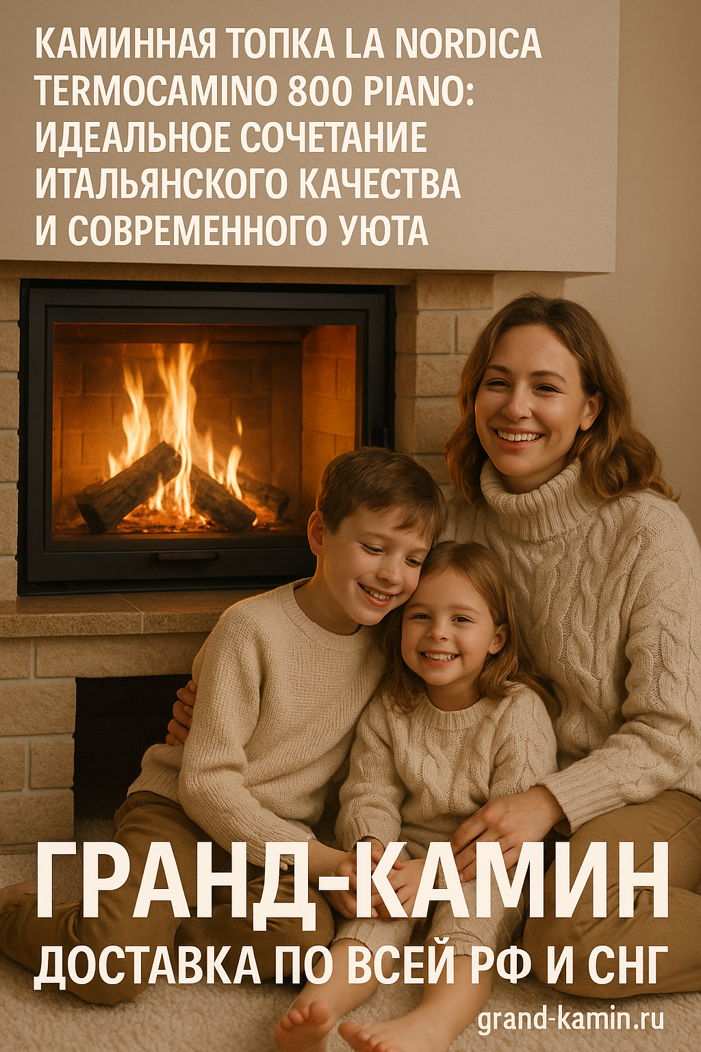 Каминная топка La Nordica TermoCamino 800 Piano: идеальное сочетание итальянского качества и современного уюта для вашего дома