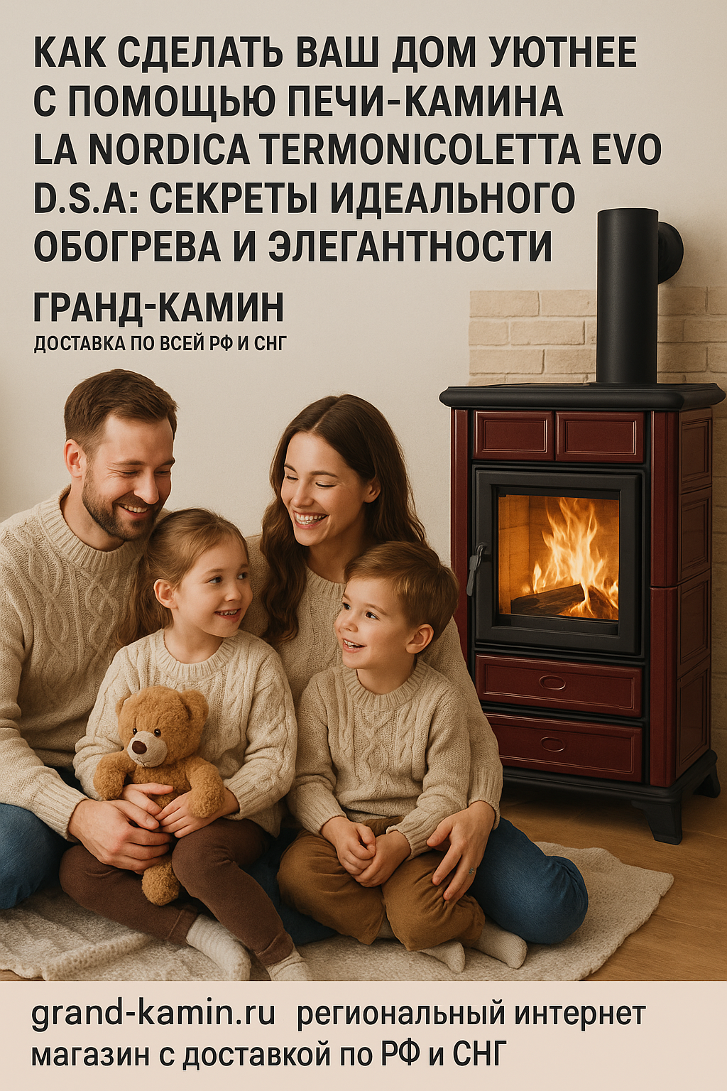 Как сделать ваш дом уютнее с помощью печи-камина La Nordica TermoNicoletta Evo D.S.A: секреты идеального обогрева и элегантности