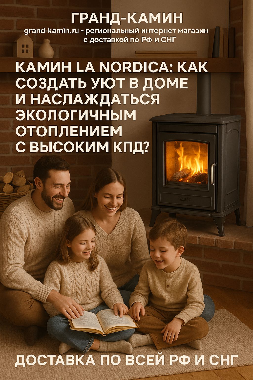 Камин La Nordica: как создать уют в доме и наслаждаться экологичным отоплением с высоким КПД?