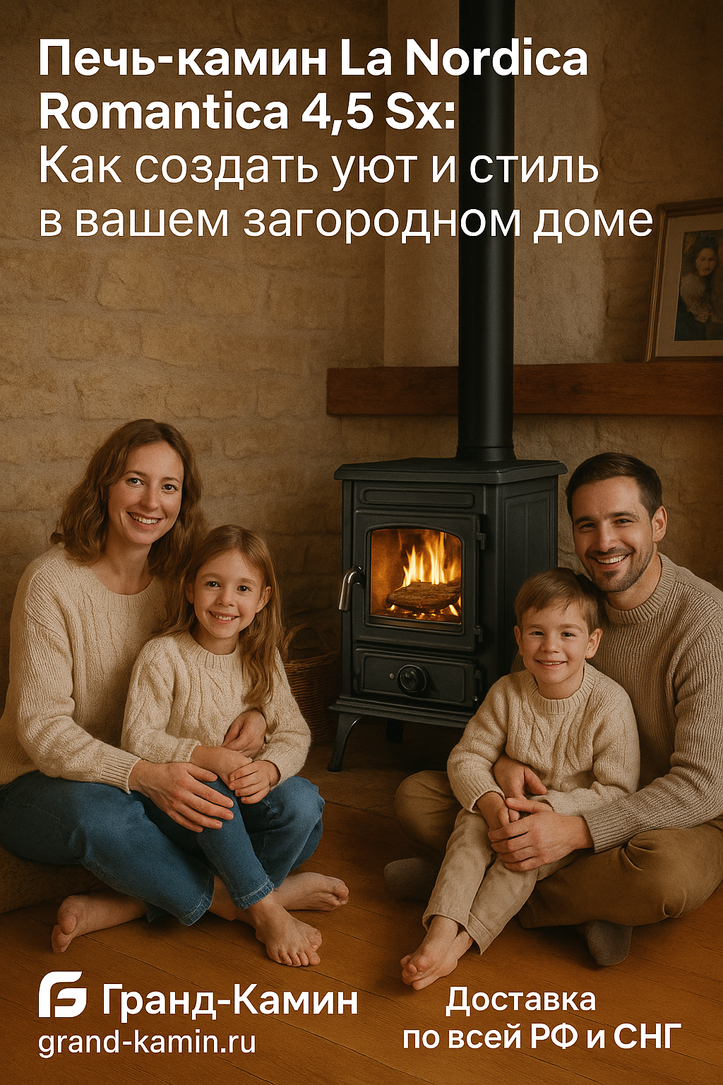Печь-камин La Nordica Romantica 4,5 Sx: Как создать уют и стиль в вашем загородном доме с помощью итальянского дизайна