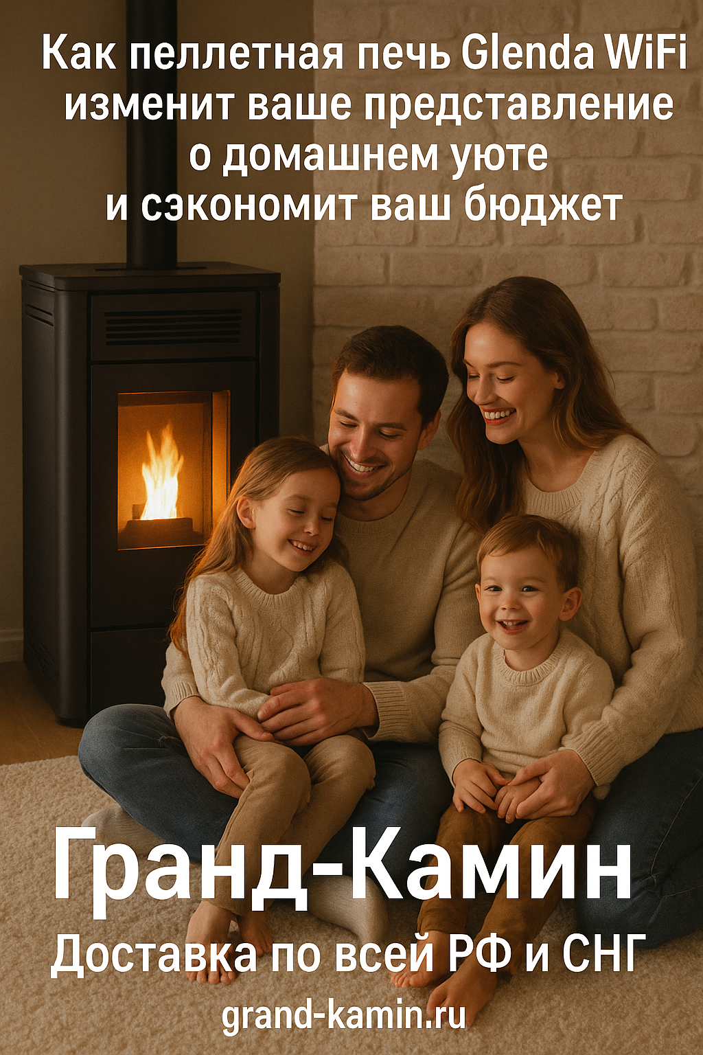 Как пеллетная печь Glenda WiFi изменит ваше представление о домашнем уюте и сэкономит ваш бюджет