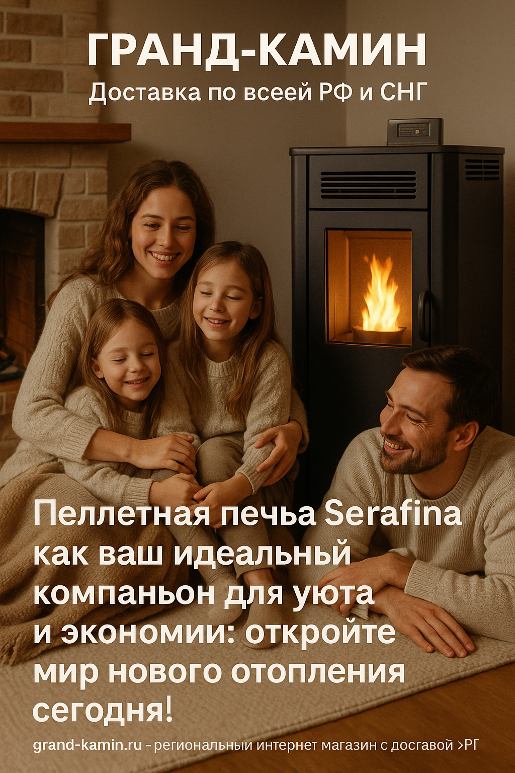Пеллетная печь Serafina как ваш идеальный компаньон для уюта и экономии: откройте мир нового отопления сегодня!