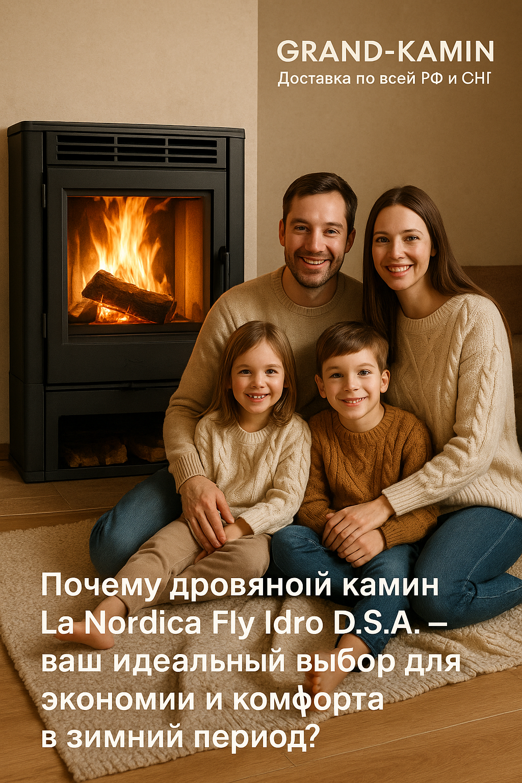 Почему дровяной камин La Nordica Fly Idro D.S.A. — ваш идеальный выбор для экономии и комфорта в зимний период?