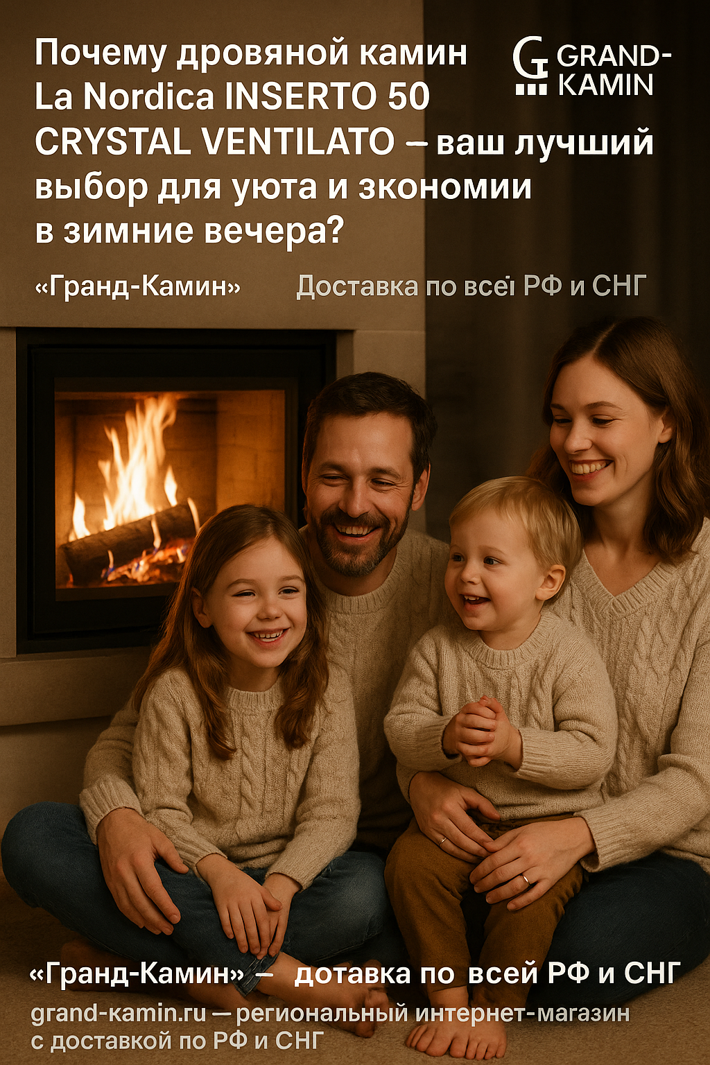 Почему дровяной камин La Nordica INSERTO 50 CRYSTAL VENTILATO — ваш лучший выбор для уюта и экономии в зимние вечера?