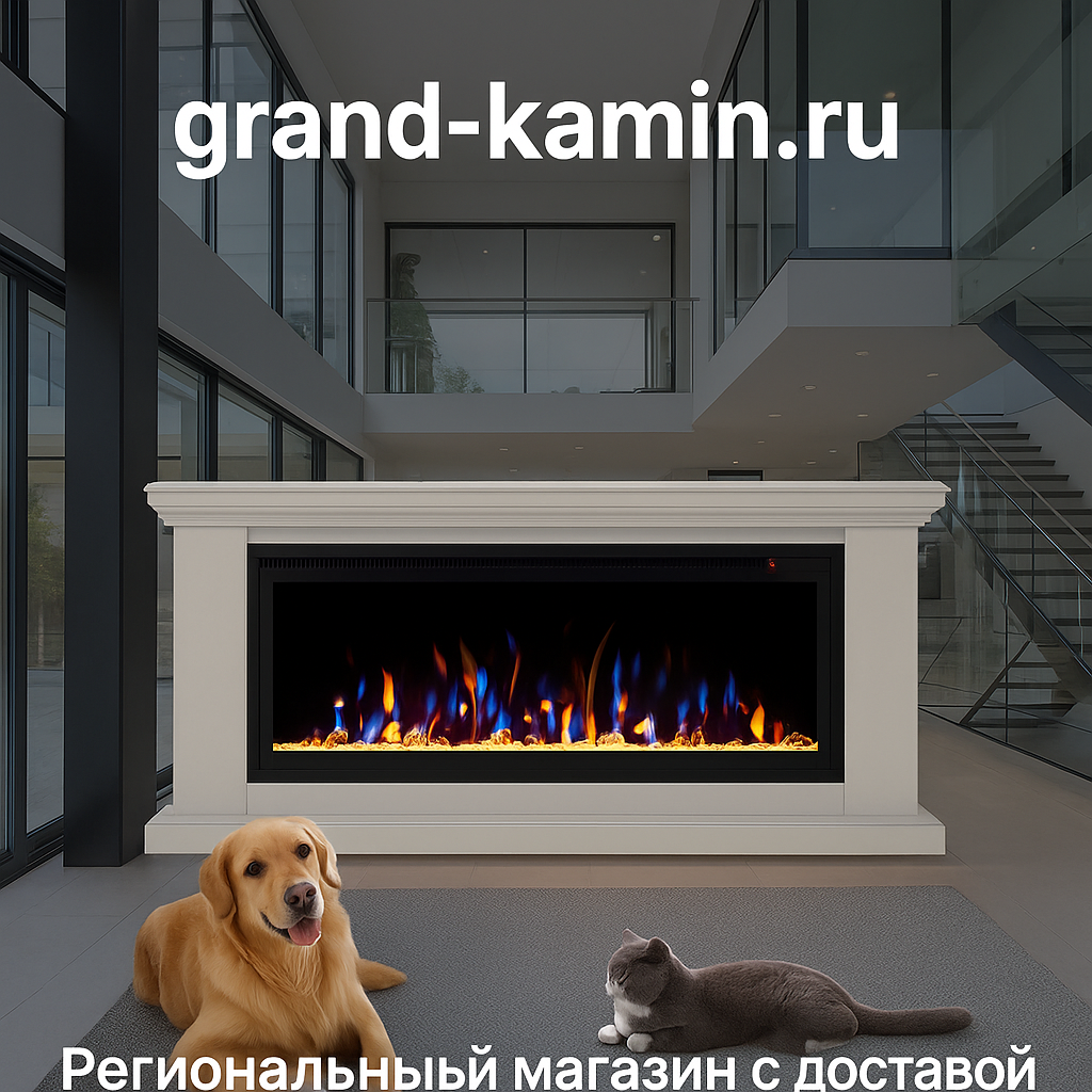 Электрокаминокомплект Miranda 42 + Saphir 42: создайте атмосферу уюта и тепла в вашем доме за считанные минуты