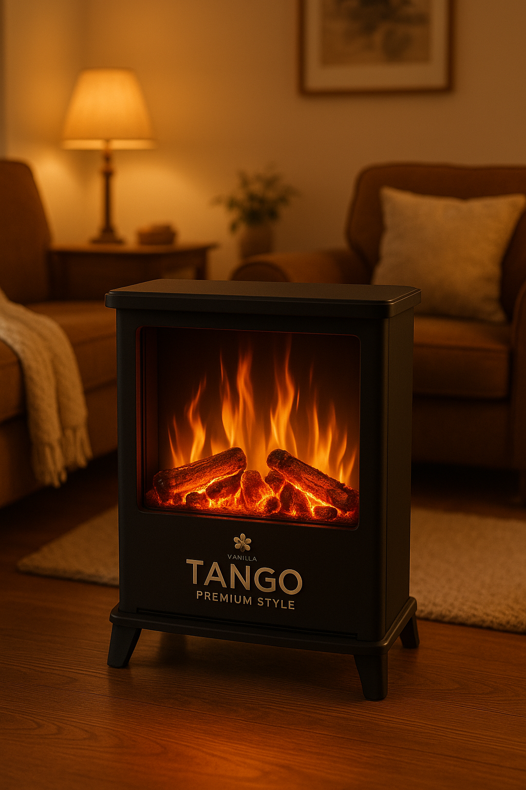 Электрический камин Tango Premium Style: как создать уют и эстетику в вашем доме с 3D эффектом огня и ванильным ароматом