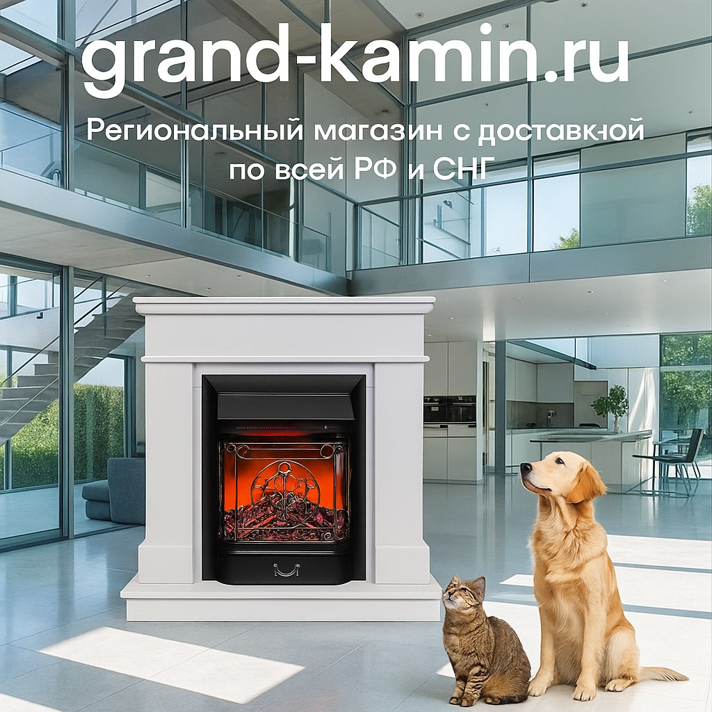 Как каминокомплект Selena (платина) с Majestic Lux BL RC превратит ваш дом в уютное гнёздышко и обеспечит тепло даже в самые холодные дни