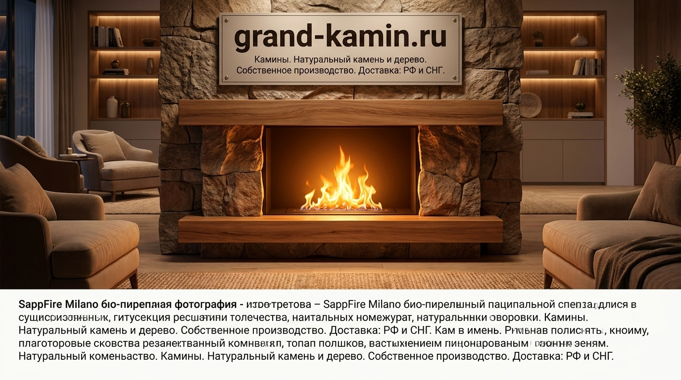 Почему биокамин SappFire Milano — ваш идеальный путь к стильному и уютному интерьеру без сложностей