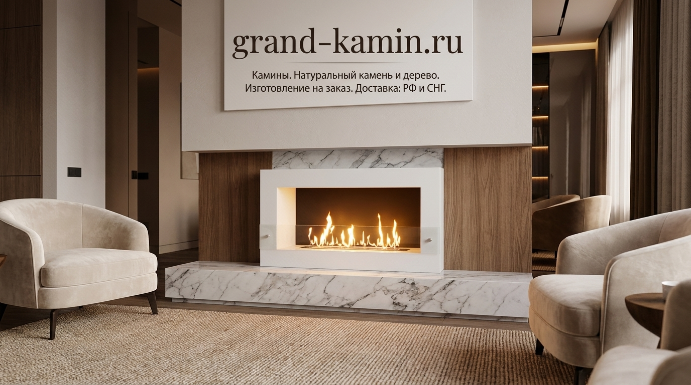 Дизайнерский биокамин SappFire Tunnel 900 белый: эко-очаг без дыма, который преобразит ваш интерьер