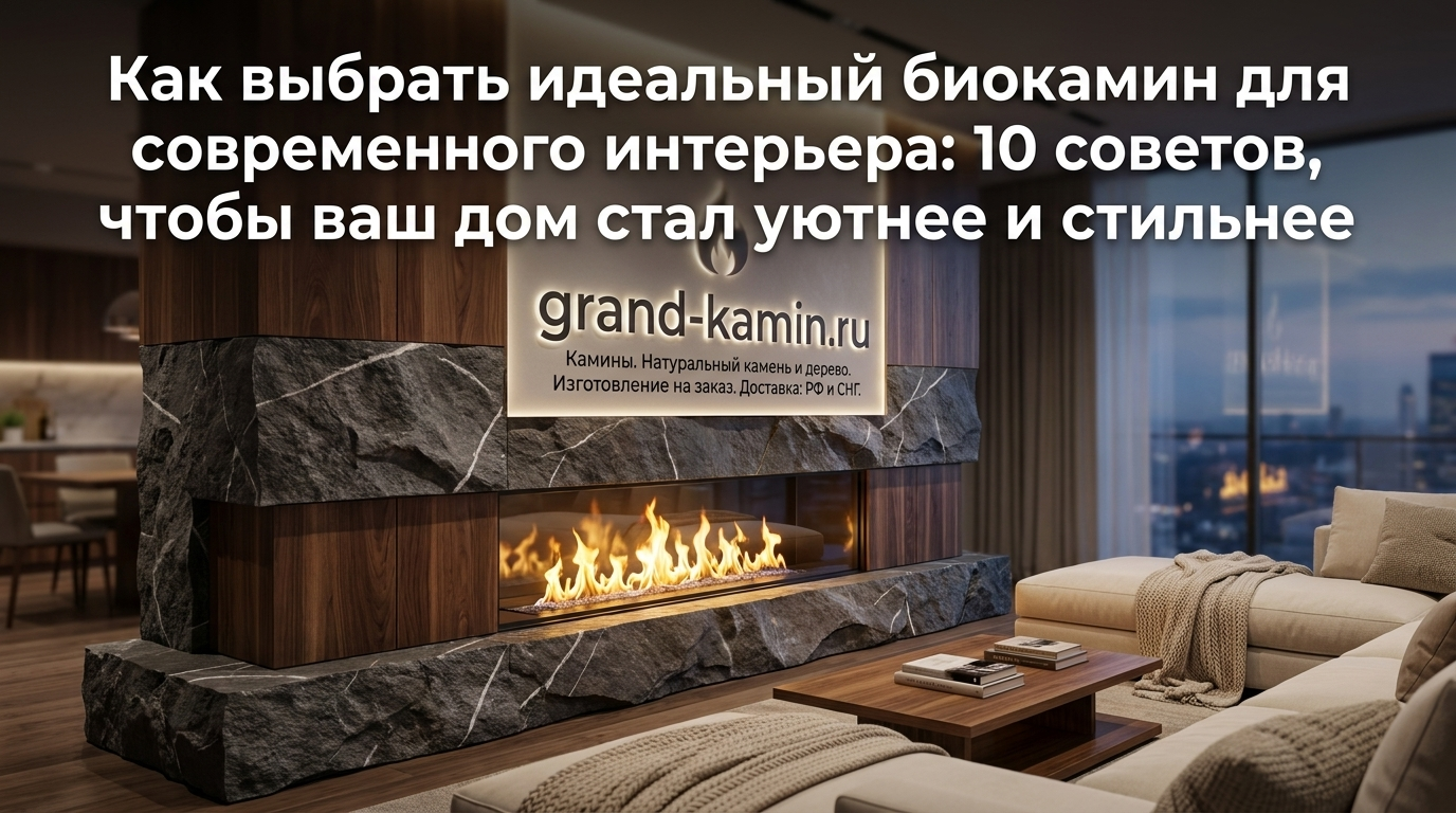 Как выбрать идеальный биокамин для современного интерьера: 10 советов, чтобы ваш дом стал уютнее и стильнее